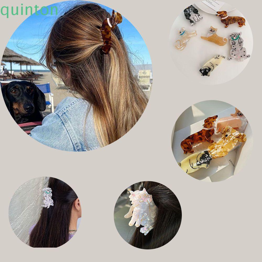 Quinton กิ๊บติดผมทรงเรขาคณิตสไตล์เกาหลีสําหรับสัตว์เลี้ยงสุนัขแมว