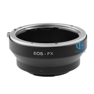 อะแดปเตอร์เลนส์กล้อง สีดํา สําหรับ Canon EOS EF EF-S Mount Lens To FX Fujifilm X-Pro1 Digital Camera SLR DSLR Adapter