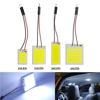 หลอดไฟ LED 36 ดวง C5W W5W COB สําหรับติดป้ายทะเบียนรถยนต์ 1 ชิ้น