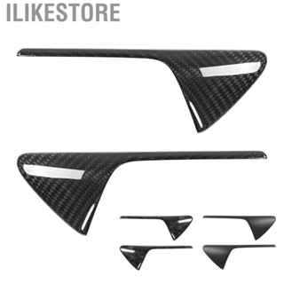 Ilikestore Pair of Side   Vent Cover Trim Real Carbon Fiber Fit for Tesla Model 3 S X Y