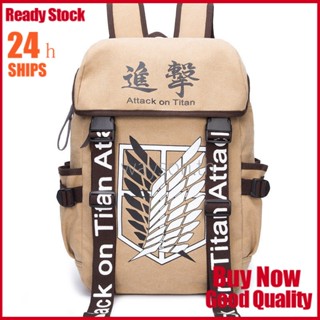 {พร้อมส่ง} กระเป๋าเป้สะพายหลัง ลาย Attack on Titan Attack on Titan ปีกแห่งอิสระ สําหรับนักเรียน