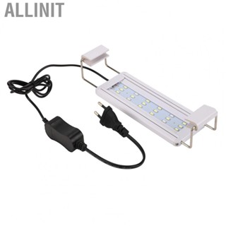 Allinit 5W   Light Ultra Thin High Brightness Durable Fish Tank Lamp with Bracket EU Plug 220V