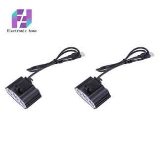 ไฟฉายติดหน้าจักรยาน LED T6 3 โหมด 12000 Lm 3 x XML 2 ชุด