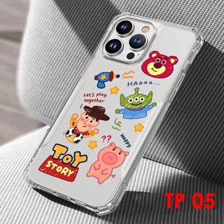 TP เคสใส กันกระแทก สำหรับ OPPO A98 A78 A58 A17 A17K Reno8T A57 4G/A77S A77 5G/A16/A16K พร้อมส่ง ลายการ์ตูน น่ารัก 029