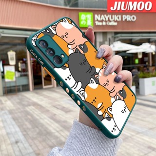 เคสโทรศัพท์มือถือ ซิลิโคนแข็ง บาง กันกระแทก ลายการ์ตูนแมวน่ารัก สําหรับ Realme GT Master