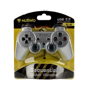 Nubwo NJ-43 Sequential Gaming Controller จอยสติ๊กสำหรับเล่นเกม ระบบสั่นสองชั้น เพิ่มความสมจริงในการเล่น ✔รับประกัน 1 ปี