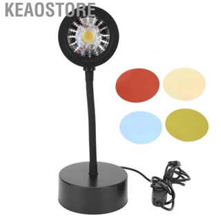 Keaostore Sunset Lamp Night Light ABS Color Changing   with 10 Gears for Photography Influencer