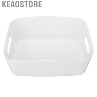 Keaostore Storage  White Large  Handle Design Durable PP Wide Applicati