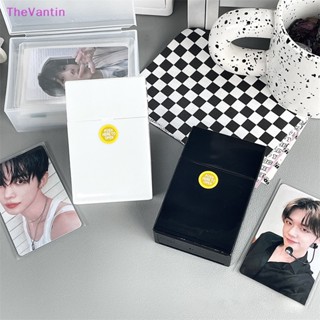 Thevantin กล่องเก็บโฟโต้การ์ด อัลบั้มรูปภาพ บ้าน รูปภาพ กล่องเก็บนามบัตร ID ที่ใส่สินค้าดี