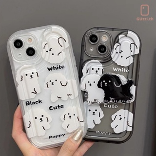 เคสโทรศัพท์มือถือ TPU กันกระแทก ลายการ์ตูนลูกสุนัข สําหรับ IPhone 14 Pro Max 13 12 Pro IP 11 Promax