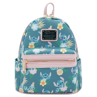 Loungefly Star Treasure Merchandise Stitch Mini School Bag กระเป๋าเป้สะพายหลัง ลําลอง สําหรับเด็ก