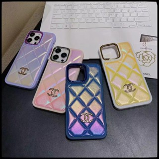 เคสโทรศัพท์มือถือหนัง ไล่โทนสี หรูหรา สําหรับ iphoe 14 13 12 Pro Max Half Pack 14pro 13pro 12pro 14promax