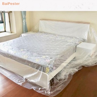 [BaiPester] ผ้าคลุมเฟอร์นิเจอร์พลาสติก กันน้ํา กันฝุ่น สําหรับเตียง โซฟา รถยนต์ 1 ชิ้น