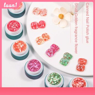 Lixia Nail Polish Uv Gel Flower Sequin Nail Oil Gel ยอดนิยม Xiaojinxiang Canned Gel Nail Enhancement cod