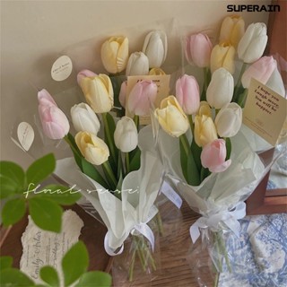 [sr Flower] ดอกทิวลิปประดิษฐ์ ทนต่อการเสียดสี สําหรับตกแต่งบ้าน