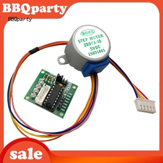 &lt;BBQ&gt; สเต็ปมอเตอร์ 28BYJ-48 5V DC ULN2003 สําหรับ Arduino DIY