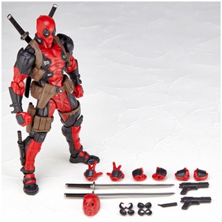 โมเดลฟิกเกอร์ อนิเมะ Deadpool Joint Movable Face Changing Action Figure Mountain Pass Type Dead Man X-men แฮนด์เมด ของเล่นสําหรับเด็ก