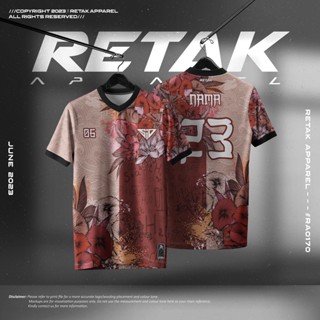 เสื้อยืดแขนสั้น สีแดง สําหรับผู้ชาย