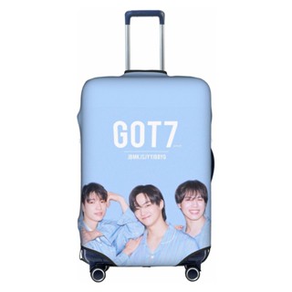 Got7 ผ้าคลุมกระเป๋าเดินทาง ผ้าสแปนเด็กซ์ แบบหนา ยืดหยุ่นสูง 18 24 28 32 นิ้ว