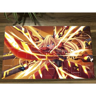 Yu-gi-oh! Playmat Sky Striker Ace - Raye CCG TCG แผ่นรองเมาส์ และแผ่นรองเมาส์ สําหรับเล่นเกม