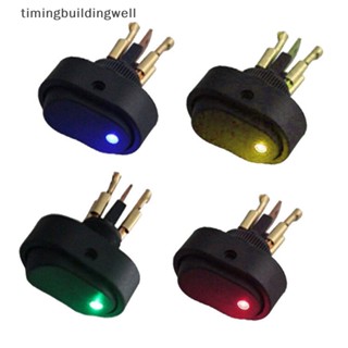 Twth สวิตช์เปิด ปิดไฟ LED 12V 30A SPST สําหรับรถยนต์ เรือ QDD