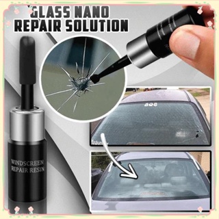 กระจกรถยนต์แตกน้ำยาซ่อมกระจกรถยนต์ DIY เครื่องมือซ่อมนาโนกระจกรถยนต์ Scratch Crack Restore Auto Window Repair Kit 【sunny】