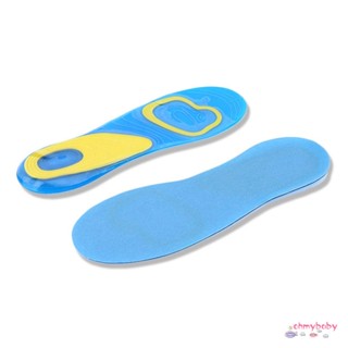 Soft Silicon Gel Insoles ดูแลเท้าแผ่นดูดซับแรงกระแทกวิ่งสบาย กีฬา Arch Corrective Insole Pads [N/1]