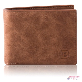 Baborry Fashion Mini MenS Luxury Business Money Clip Short Wallets Card Holder Slim Designer Pu Leather Purse Man [N/11]
