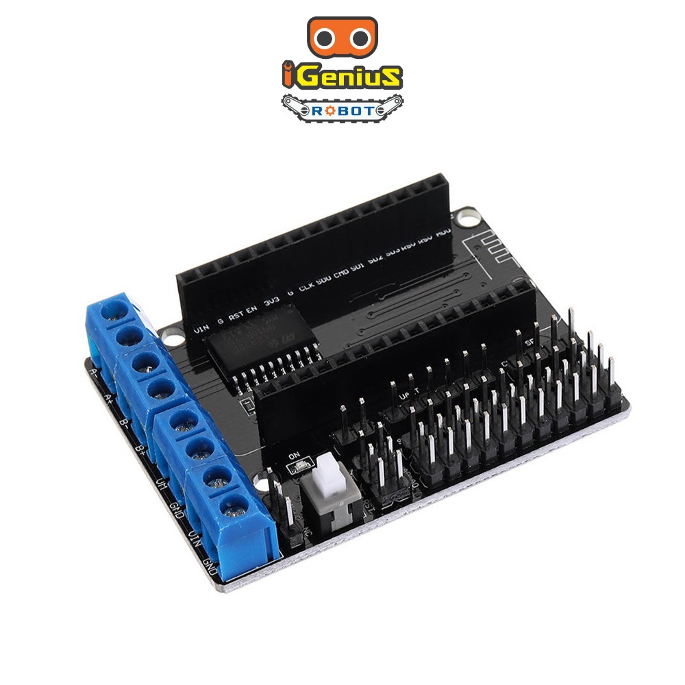 บอร์ดขยาย L293D Motor Drive Shield for ESP8266 V2 Wifi MCU ESP12E ESP8266 Expansion Board Arduino