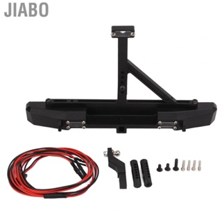 Jiabo RC Metal Rear Bumper With 3  Lights And Trailer Hitch For Axial SCX10 I II