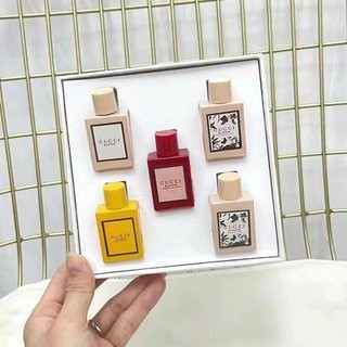 (5ml * 5) Gucci Floral perfume Sample 5-piece Set Gucci น้ําหอมไม้ ลายดอกไม้ สําหรับผู้หญิง 5 มล.