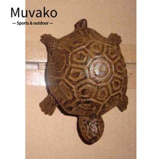 MUVAKO กล่องเก็บกุญแจ เรซิ่น รูปเต่าปลอม สีเทา สําหรับตกแต่งสวน