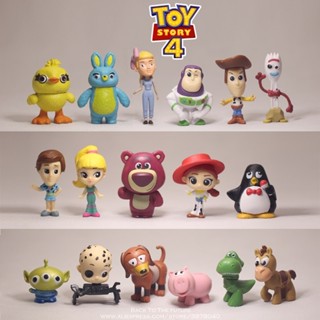 Disney Toy Story 4 Woody Buzz Lightyear โมเดลฟิกเกอร์ ขนาดมินิ 3-5 ซม. ของเล่นสําหรับเด็ก