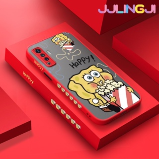 เคสโทรศัพท์มือถือ ซิลิโคนนิ่ม ใส กันกระแทก ลายการ์ตูนสพันจ์บ็อบ สําหรับ VIVO X50 X50 Pro