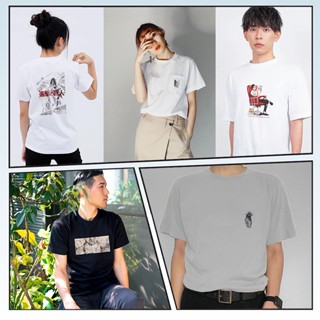 【พร้อมส่ง】U--T เสื้อยืดแขนสั้น พิมพ์ลายการ์ตูนผ่าพิภพไททัน Attack on Titan Alan Jaeger