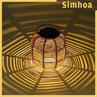 [SIMHOA] โคมไฟแขวน พลังงานแสงอาทิตย์ สําหรับทางเดิน สนามหญ้ากลางแจ้ง