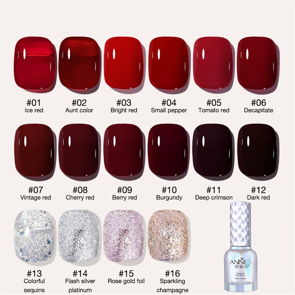 สีเจล สีทาเล็บเจล Enni Shi 2023 สีไซรัป 16 เฉด 15ml ยาทาเล็บเจลใส สีคาราเมล เจลยูวีเจล ยาทาเล็บเจล เงา ติดทนนาน เม็ดสีแน่น พร้อมส่ง