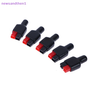 Newsandthen1 ปลั๊ก 30AMP 600V สีดํา สําหรับเชื่อมต่อ Anderson 5 ชิ้น