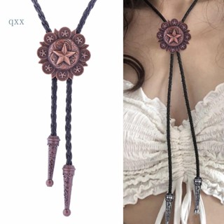 Ch*【พร้อมส่ง】เนคไท TexasStar Bolo Tie สไตล์คาวบอย เครื่องประดับ สําหรับผู้หญิง ผู้ชาย