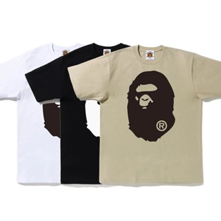 Beii &amp; BAPE เสื้อแขนสั้นครึ่งแขน ผ้าฝ้าย พิมพ์ลายแบรนด์ เรียบง่าย แฟชั่นฤดูร้อน สําหรับเด็ก k2lp