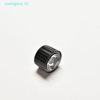 Remitglory เลนส์ไฟ LED 120 องศา พลังงานสูง 1W 3W พร้อมสกรู 20 มม. สีดํา 10 ชิ้น TH