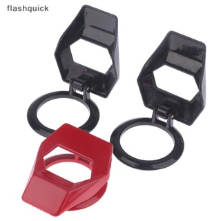 Flashquick ฝาครอบปุ่มสตาร์ทเครื่องยนต์ แบบปุ่มเดียว สําหรับรถยนต์