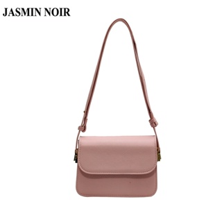 Jasmin NOIR กระเป๋าสะพายไหล่ กระเป๋าถือ หนัง PU ขนาดเล็ก สไตล์เรโทร สําหรับสตรี