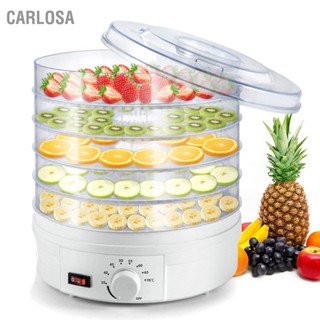 Carlosa เครื่องอบแห้งอาหาร แบบใส ปลั๊ก Eu 220V สําหรับเครื่องอบผลไม้ ผัก