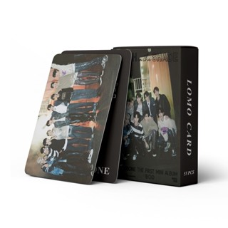 Kpop โปสการ์ด ZB1 ZEROBASEONE Photocard Youth In The Shade LOMO สําหรับเก็บสะสม 55 ชิ้น ต่อกล่อง