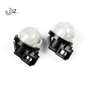 หลอดไฟ LED ติดป้ายทะเบียนรถยนต์ สีขาว อุปกรณ์เสริม สําหรับ Suzuki Jimny JB64 JB74 2019 2020 2021 2 ชิ้น