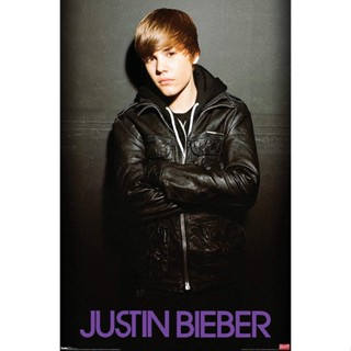 โปสเตอร์ Justin Bieber Love สําหรับตกแต่งผนัง 807