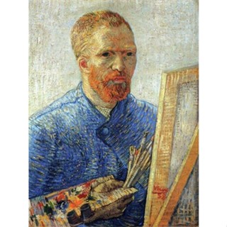 ภาพวาดผ้าใบ รูป Vincent Van Gogh Self Portrait สําหรับตกแต่งผนังบ้าน