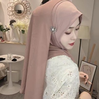 【พร้อมส่ง】 ใหม่ tudung / ผ้าคลุมฮิญาบ สองแบบ / ผ้าพันคอ ผ้าชีฟอง แบบนุ่ม / ผ้าคลุมศีรษะ แบบยาวและสั้น