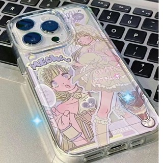 เคสโทรศัพท์มือถือ ซิลิโคน กันกระแทก ลายการ์ตูนเด็กผู้หญิง Guru Comics Angel Girl สําหรับ IPhone 14 13 12 11 Pro Max XS X XR